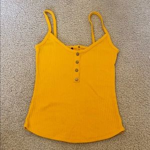 orange tank top